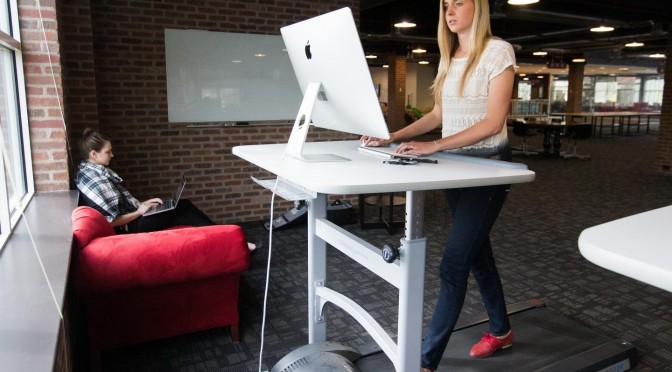 Treadmill Desk Distraction Measured
